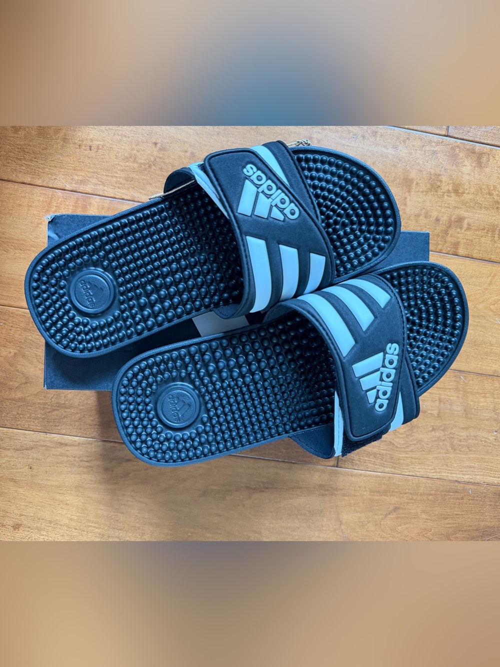 Adidas Black Slides with unisex